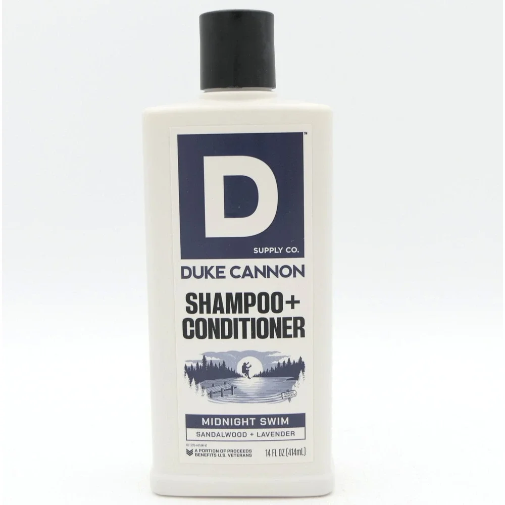 Duke Cannon Supply 2-in-1 Shampoo & Conditioner For Men Midnight Swim 14 fl oz